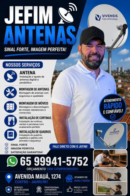 Jefim Antenas – instalação e manutenção de antenas