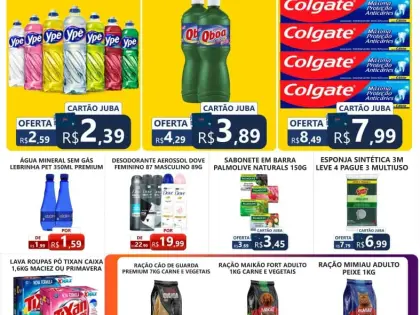 Juba Supermercado em Araputanga - Oferta Especial dia dos pais