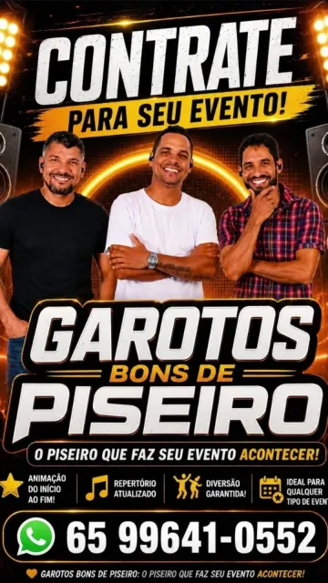 Garotos Bons de Piseiro para festas e eventos
