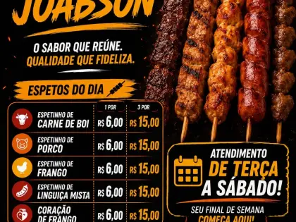 Espetos - Espetinho do Joabson